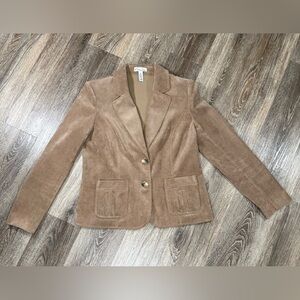 Kim Rogers Corduroy Blazer Academia Preppy Career Citycore Old Money sz:8P